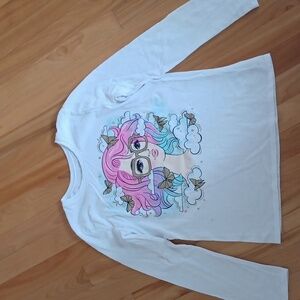 4/$20 Children's place white cotton shirt size 10-12